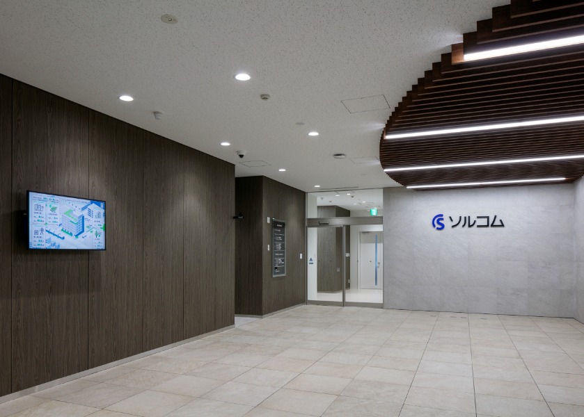 ソルコム皆実町ビル 1Fエントランスホール