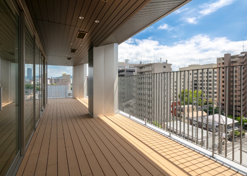 ソルコム皆実町ビル 6Fスカイバルコニー