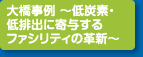 大橋事例 ～低炭素・低排出に寄与するファシリティの革新～